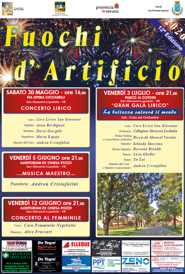 FUOCHI D’ARTIFICIO 2026 – MUSICA MAESTRO!